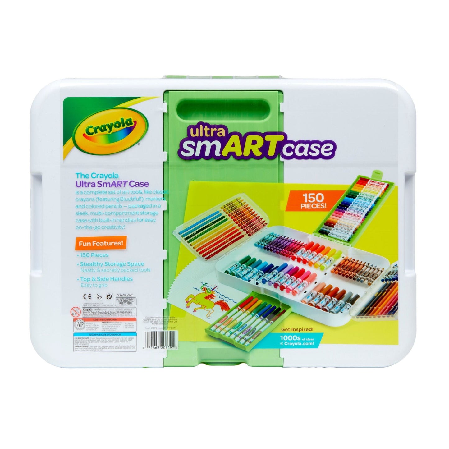Crayola Ultra SmART Case, Markers & Crayons Set, Arts & Crafts, Classroom Must Haves, Gift for Teachers & Kids