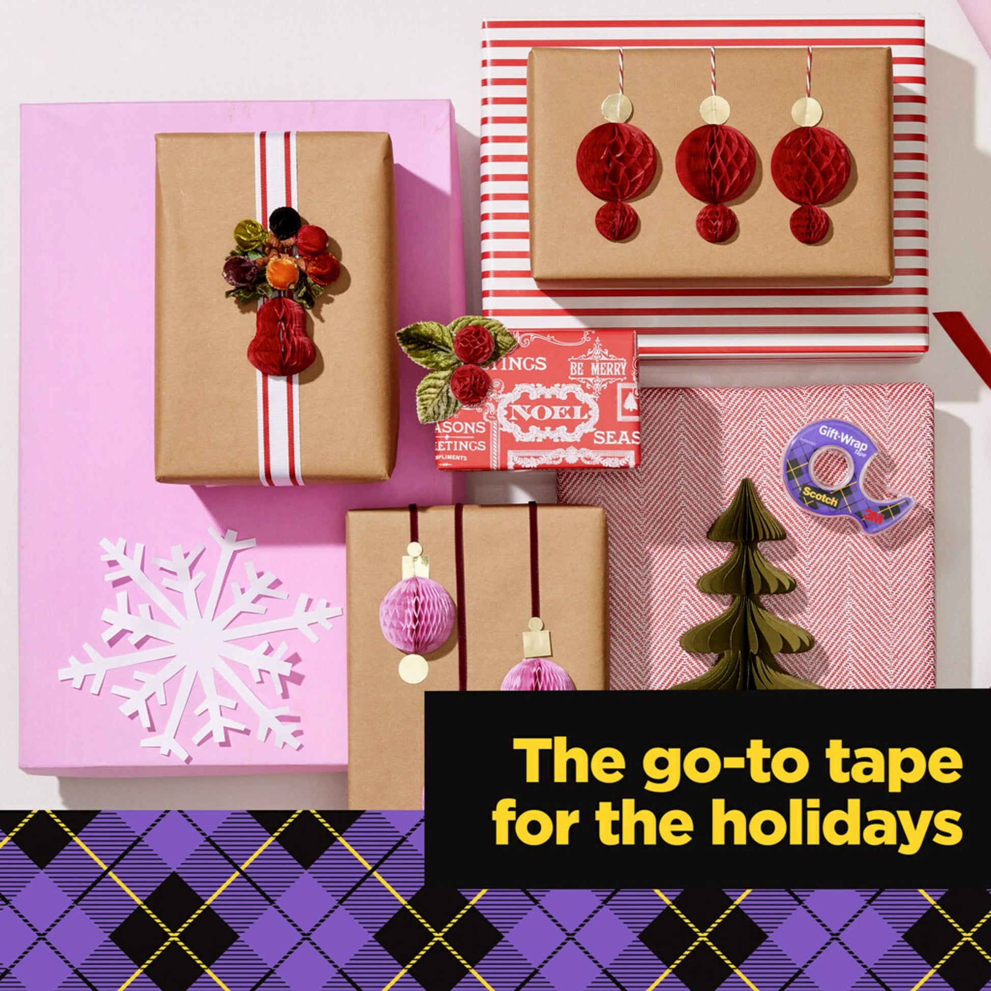 3M #15 Gift Wrap Tape #15, Satin Tape, 3/4 in x 18 yds.