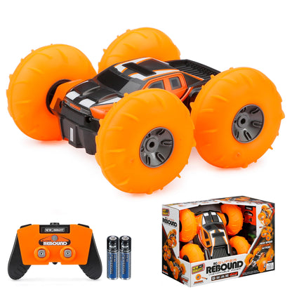 New Bright (1:16) Super Rebound Battery Remote Control Orange Stunt Vehicle, Children, Tweens, 1663U