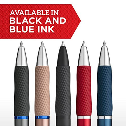 SHARPIE S-Gel Pens, 0.7MM Black Ink, 4 Count, Pack of 1