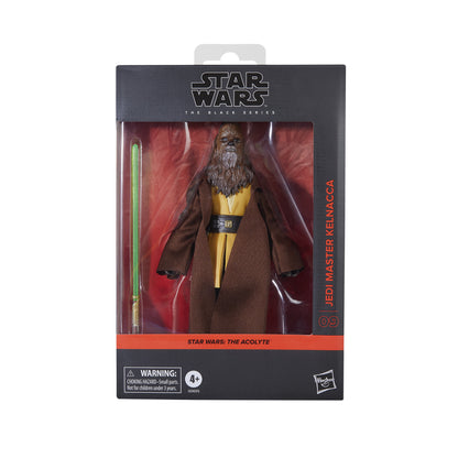Star Wars The Black Series Jedi Master Kelnacca, Star Wars: The Acolyte Action Figure (6”)