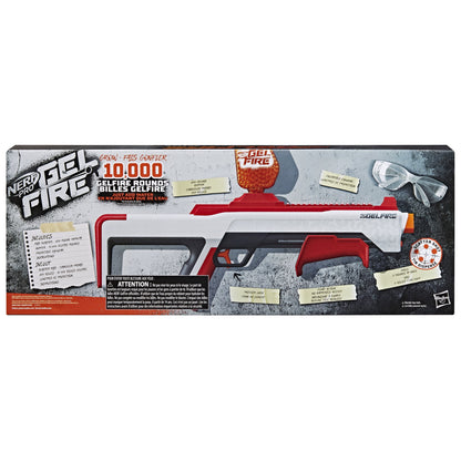 Nerf Pro Gelfire Raid Blaster, 10,000 Rounds, 800 Round Hopper, Eyewear, For Ages 14+