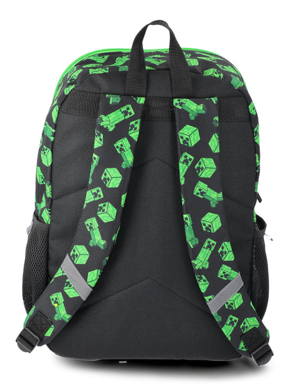 Minecraft Boys 17" 5-Piece Backpack Set with Headphones, Green