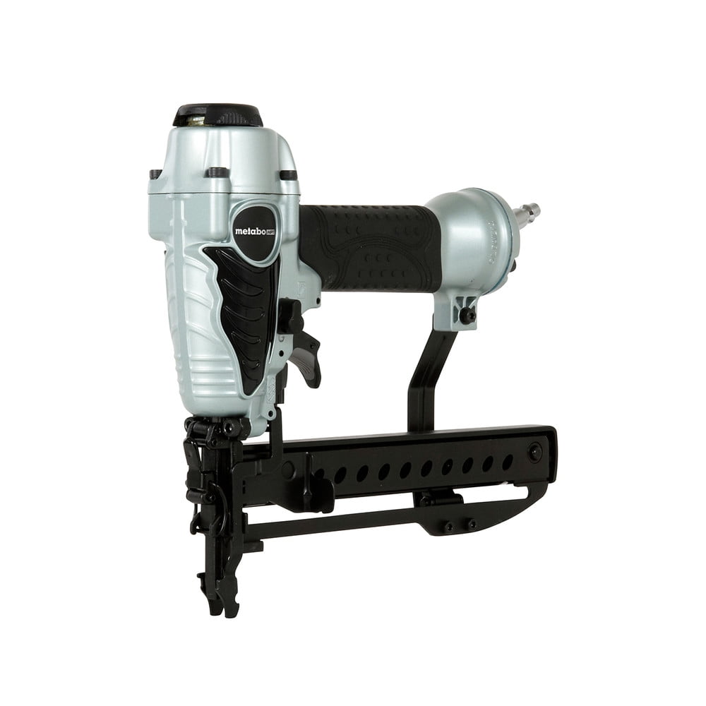 Metabo HPT Finish Stapler | Pro Preferred Brand of Pneumatic Nailers | 18 Gauge | 1/4-Inch Narrow Crown | Ideal for Trim Work, Furniture & Cabinetry | N3804AB3
