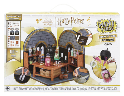 MGA's Miniverse Make It Mini Potions Class, Harry Potter Mini Collectibles, Building Set, 100+ Pieces, DIY, Resin, 8+