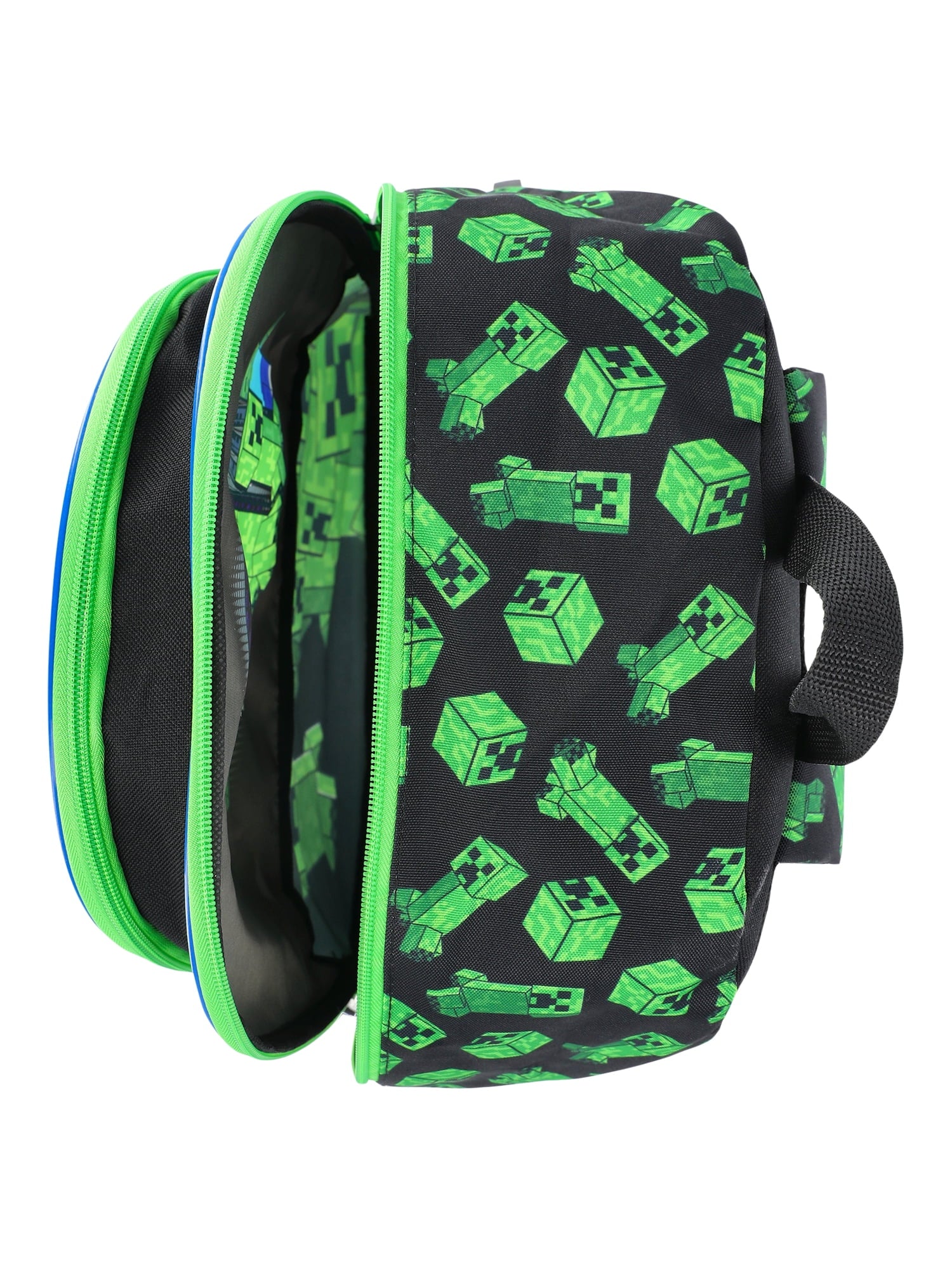 Minecraft Boys 17" 5-Piece Backpack Set with Headphones, Green