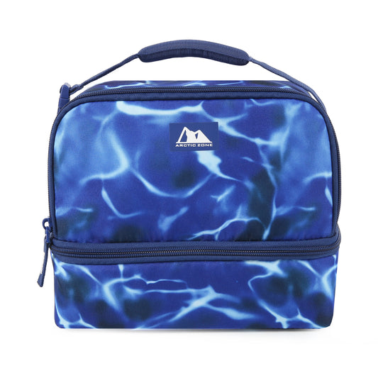 Arctic Zone Horizontal Dual Compartment Dome Lunch Pack, Dark Waters