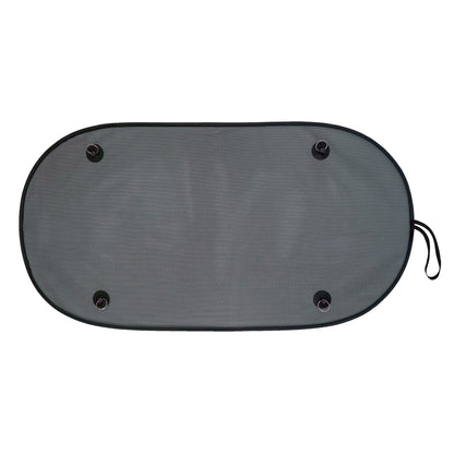 Auto Drive Universal Fit Rear Window Suction Cup Mesh Black Sunshade 1 Pack 20" * 40"