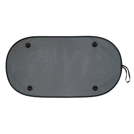 Auto Drive Universal Fit Rear Window Suction Cup Mesh Black Sunshade 1 Pack 20" * 40"