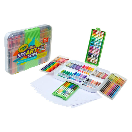 Crayola Ultra SmART Case, Markers & Crayons Set, Arts & Crafts, Classroom Must Haves, Gift for Teachers & Kids