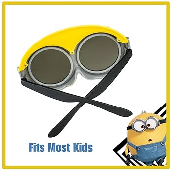 Hip Hop Wholesale Classic Minion Goggles One-Size Movie Accessories