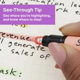 Sharpie Clear View Highlighter, Pocket Highlighter, Assorted, 8 Count
