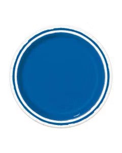 Round Paper Plate, 7in, 50ct, Select Color / Design
