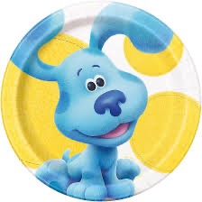 321 Party! 7" Party Plates, Paper, Round, 8 ct Select Design / Color