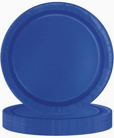 321 Party! Plates Value Pack, 9", Paper, Round,  - 55 ct Select color