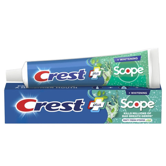 Crest Whitening Plus Scope Toothpaste , Minty Fresh, .85 oz