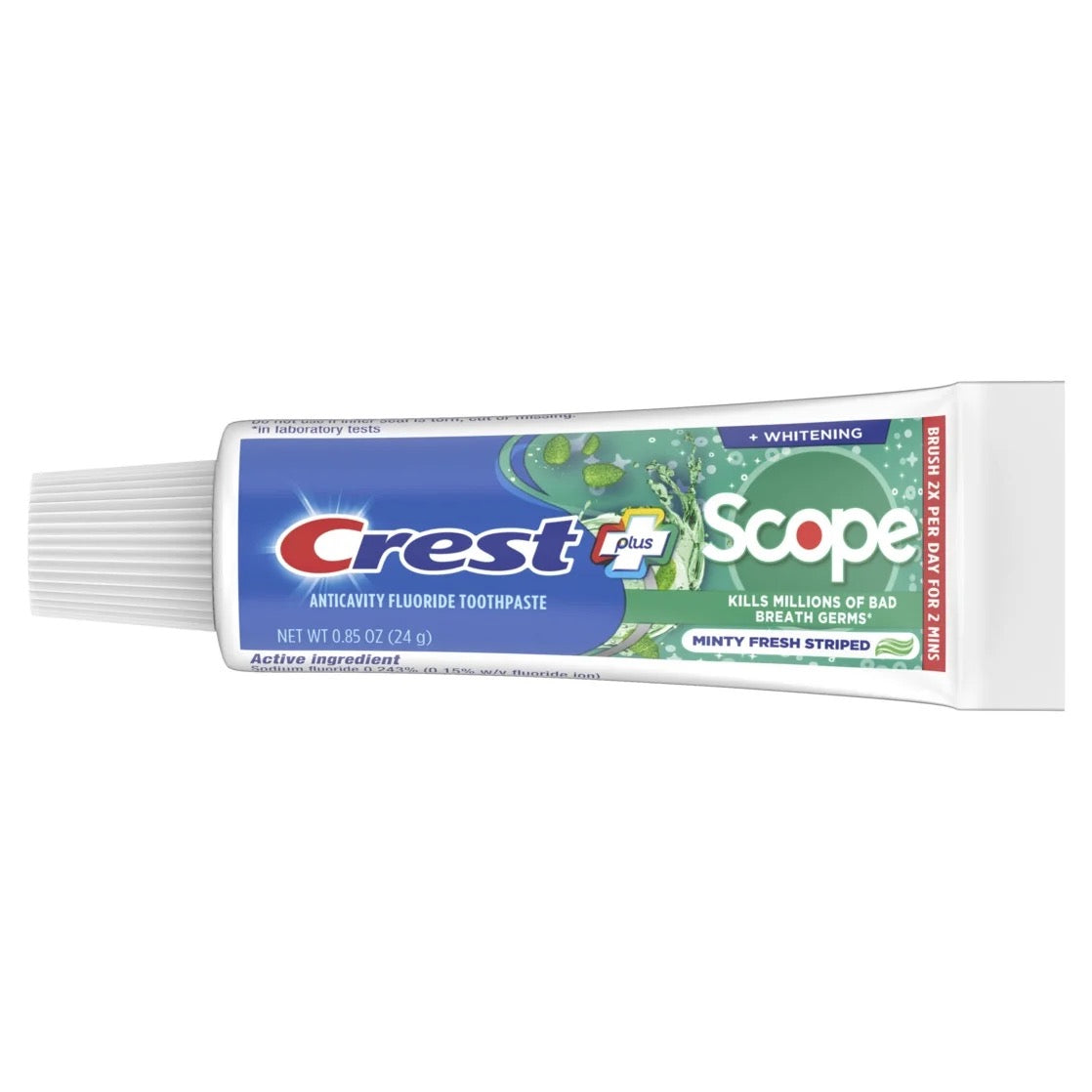 Crest Whitening Plus Scope Toothpaste , Minty Fresh, .85 oz