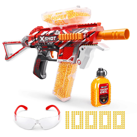 XSHOT Hyper Gel Trace Fire Blaster, Outdoor, (10,000 Hyper Gel Pellets) by ZURU