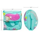 Bluescape Mermaid Inflatable Printed Kids Armbands for Swimming and Floating, Ages 3 to 6, Unisex
