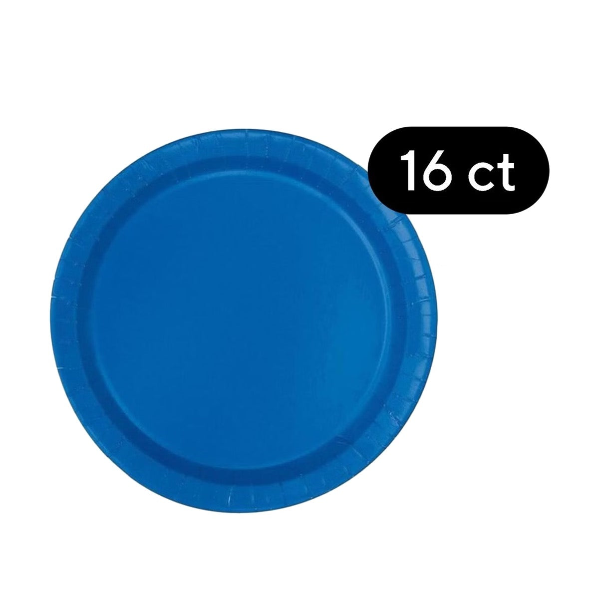 321 Party! 9" Party Plates, 16 ct Paper, Round, Select color