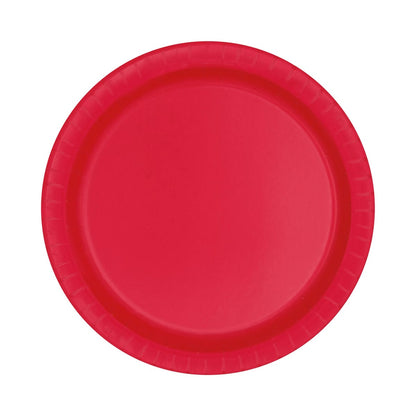 321 Party! 9" Party Plates, 16 ct Paper, Round, Select color