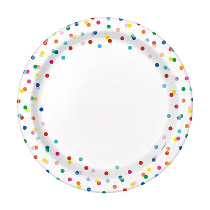 321 Party! 9" Party Plates, Paper, Round, 8 ct, Select Design