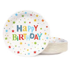 321 Party! 9" Party Plates, Paper, Round, 8 ct, Select Design