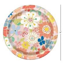 321 Party! 9" Party Plates, Paper, Round, 8 ct, Select Design