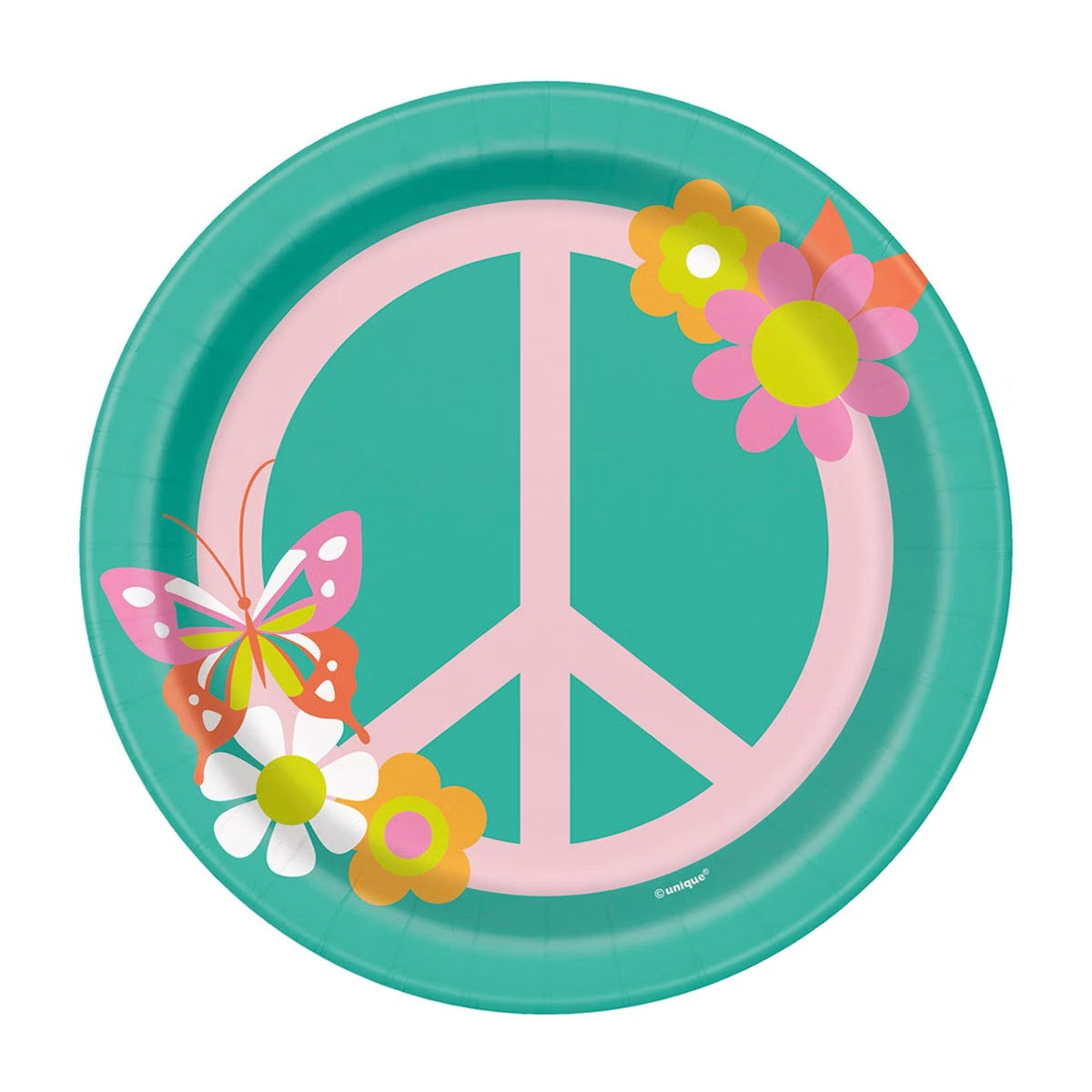 321 Party! 7" Party Plates, Paper, Round, 8 ct Select Design / Color