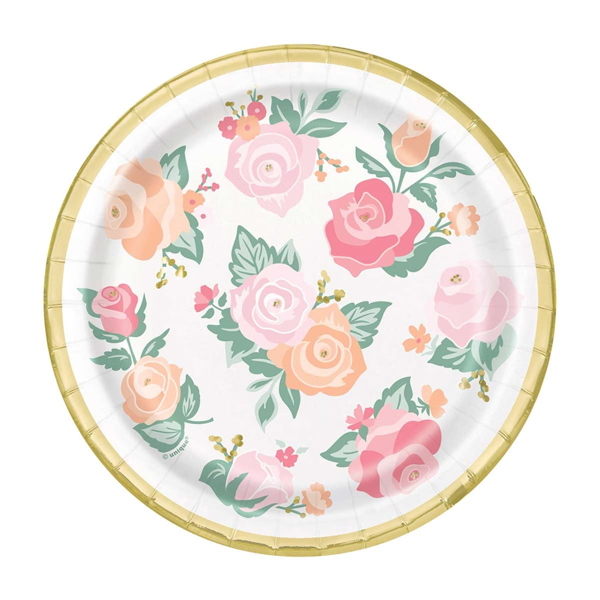 321 Party! 7" Party Plates, Paper, Round, 8 ct Select Design / Color