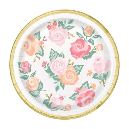 321 Party! 7" Party Plates, Paper, Round, 8 ct Select Design / Color