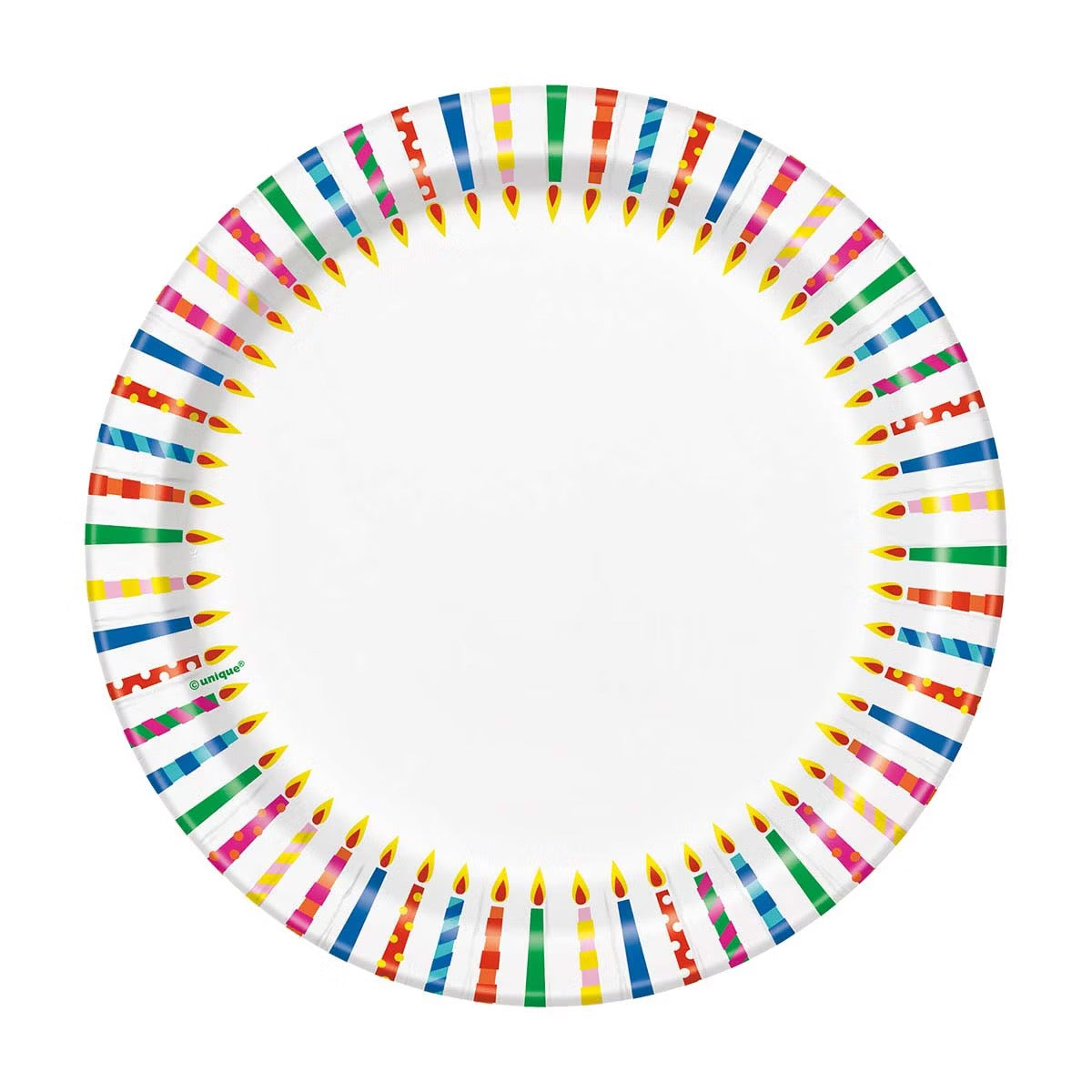 321 Party! 7" Party Plates, Paper, Round, 8 ct Select Design / Color