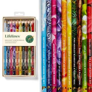 Lifelines Scented Colored Pencils - 10 Pack with Essential Oils