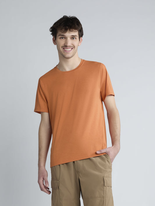 Ozark Trail Men's and Big Men's Wool Blend Tee with Short Sleeves, Sizes S-3XL