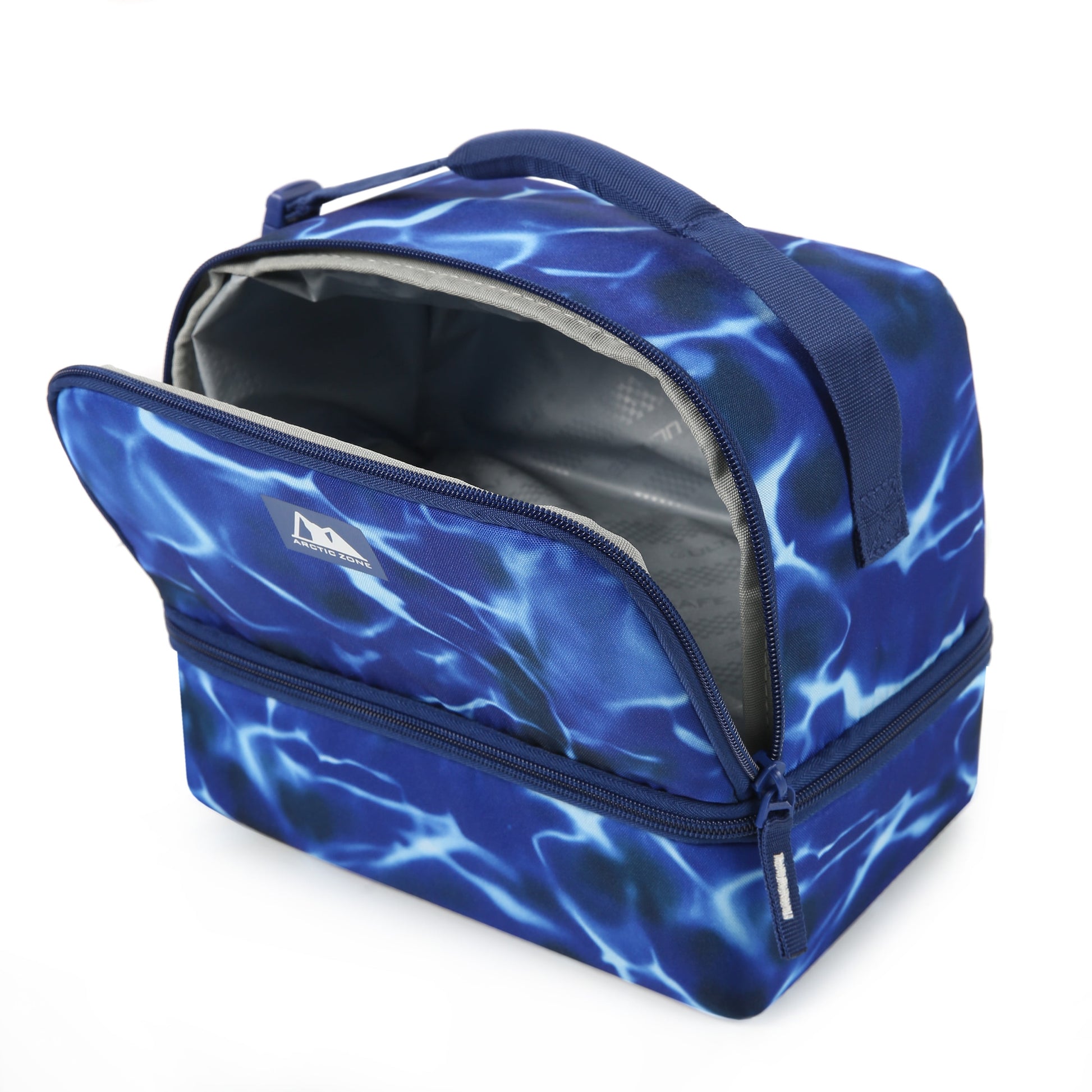 Arctic Zone Horizontal Dual Compartment Dome Lunch Pack, Dark Waters